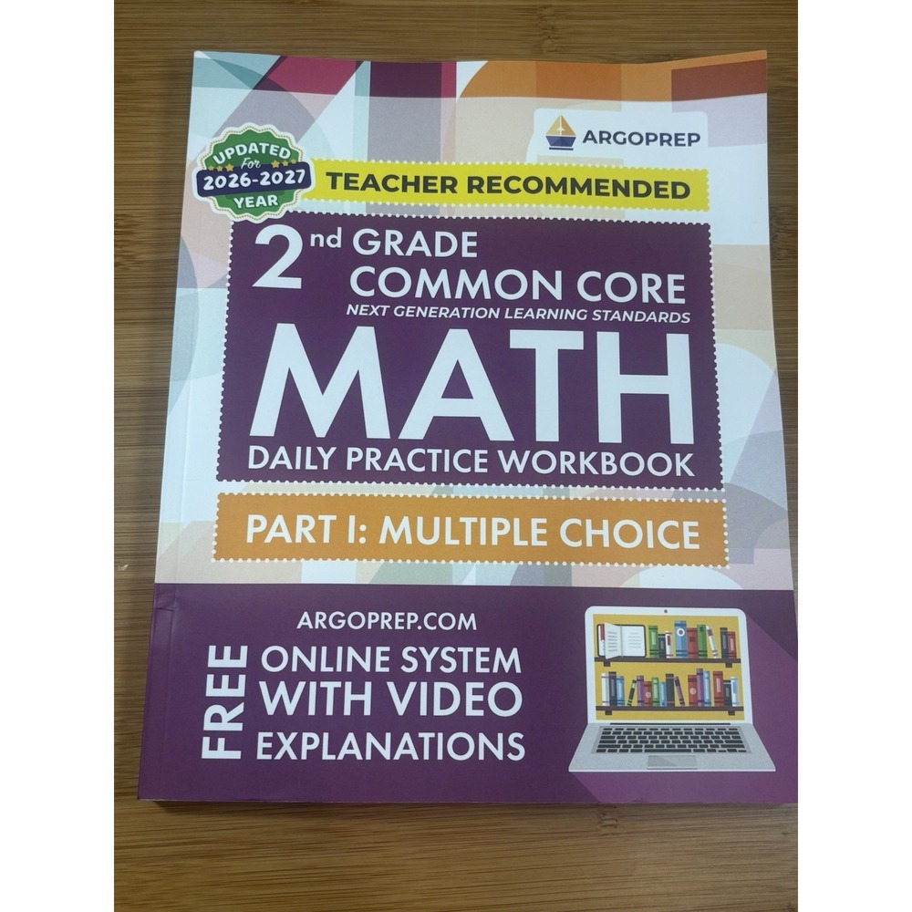 2nd Grade Common Core Math: Daily Practice Workbook - Part I: Multiple Choice